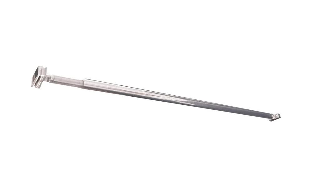 Barre de Fixation Murale Extensible 69 à 120cm aluminium 8mm | Orientable avec Pivots Intégrés, parois douche, chromé, Installation simple et rapide, finition soignée