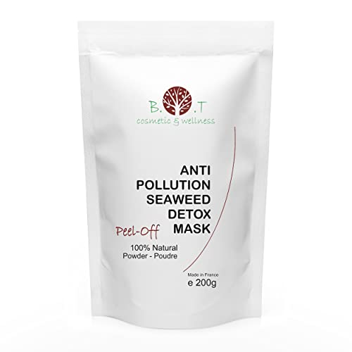 Miniatura 3 de B.O.T Cosmetic Wellness - Mascarilla Peel-Off Anti-Polución Anti-Edad De Algas Rojas Iluminador Y Hidratante Facial Estimula Colágeno Y Elastina Extra Hidratante, 200g
