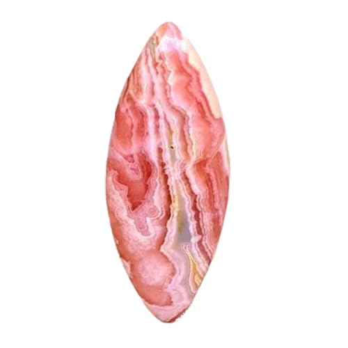 Gemme de rhodochrosite naturelle GH_NAT_05643, cabochon marquise d'exception