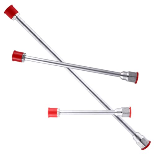ELAYARD Extensiones para Pulverizador de Pintura sin Aire, Set de 3 Varillas de Aleación de Aluminio (20 CM, 30 CM, 50 CM), Accesorio Versátil para Pintores Profesionales y Proyectos de