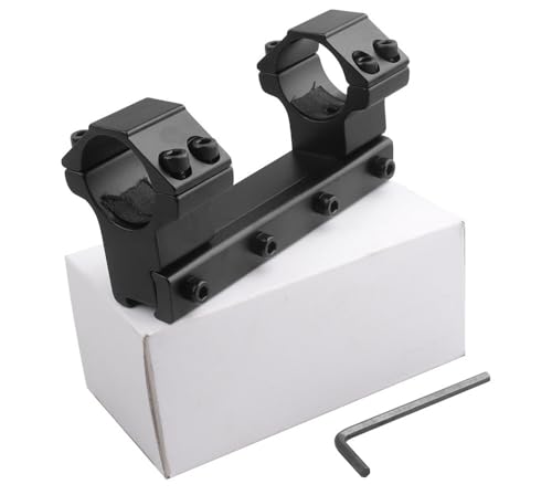 Collier de lunette monobloc 25,4 mm surélevé pour installer grande optique