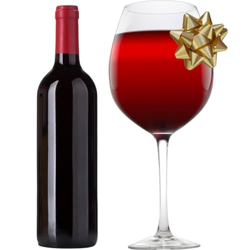 Oversized Giant 33.5oz Wine Glass - Holds a Full Bottle of Wine - Made of Hand-Blown Glass NOT...