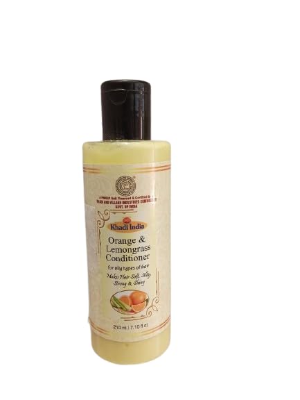 Image of Orange & Lemongrass Conditioner 210 ml - Lightweight Daily Hair Conditioner for Healthy Hair
