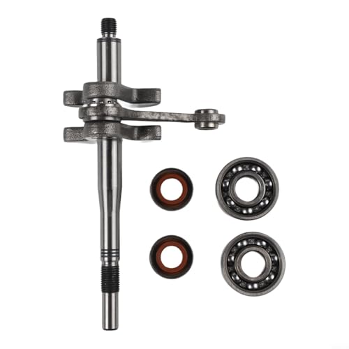 YobiLife Bielle de vilebrequin en métal pour tondeuse à gazon FS38 FS45 FS46 FS55 KM55 MM55 4140 030 0400 Kit avec 2 joints d'huile et 2 roulements