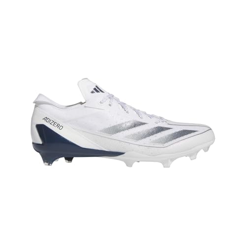 Image of adidas Mens Adizero Electric Football Sneakers Shoes - White