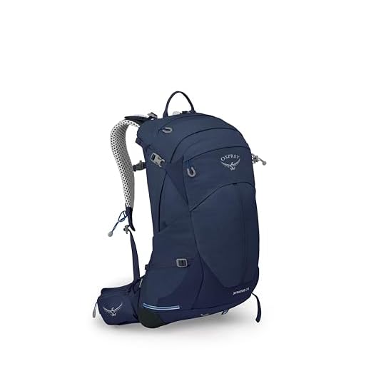Osprey Stratos 24L Men's Hiking Backpack, Cetacean Blue