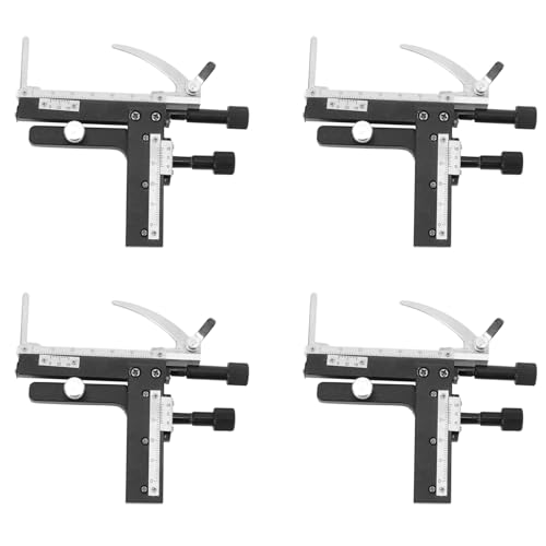 Étape mécanique X-Y démontable en alliage pour microscope de précision