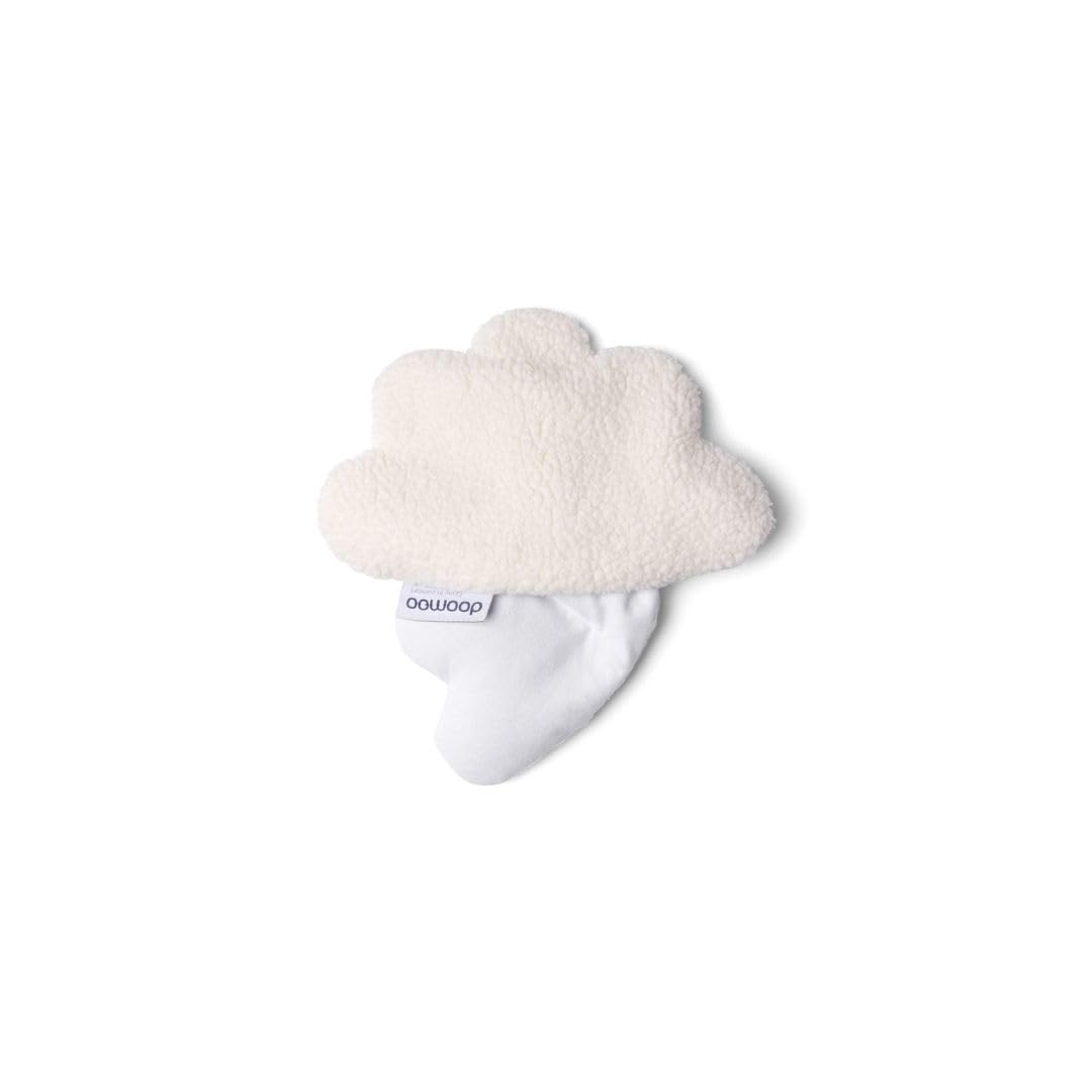 doomoo Bouillotte Bébé Anti Colique Snoogy - Peluche - Coton Bio - Bouillotte Micro-ondes - Housse Lavable - Utilisable Chaud ou Froid - Graines de Colza et Lavande - Dès La Naissance, Cloudy White