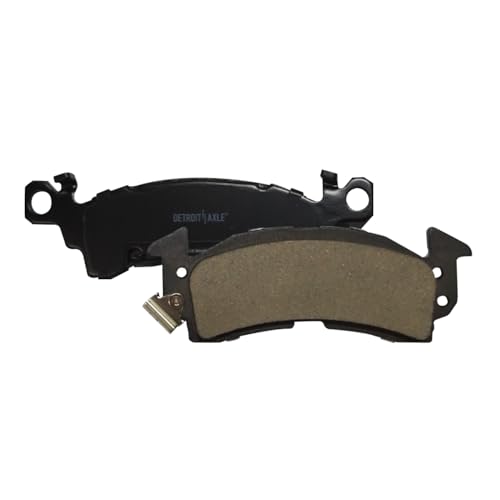 Image of Detroit Axle - Front Ceramic Brake Pads with Hardware Set Replacement