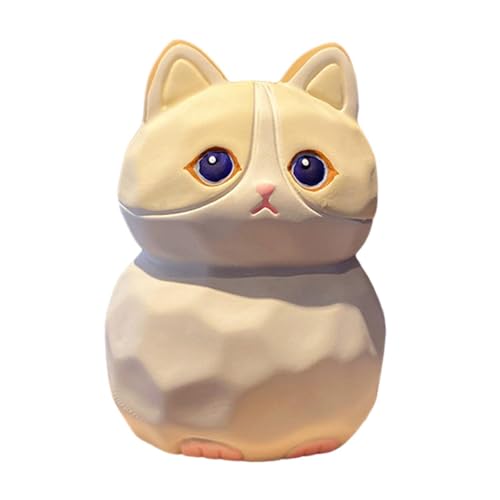 LIXSAZSE 車のダッシュボードの装飾猫の置物かわいいデスク玄関キャビネット寝室スタイルA, スタイルB