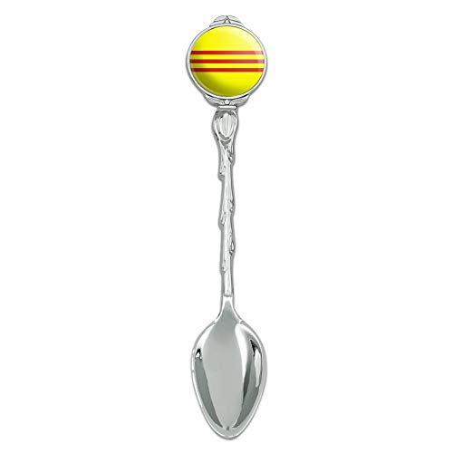 South Vietnam Flag Novelty Collectible Demitasse Tea Coffee Spoon