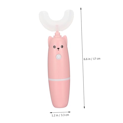 TOVINANNA 1satz U-förmige Elektrische Zahnbürste Für Mädchen Sanfte Borsten Für Sicheres Und Effektives Zähneputzen Für Kleine Mädchen Und Jungen – Bild 3