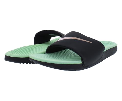 Image of Nike Kawa GS Boys Shoes Size 13, Color: Off Noir /Metallic Red Bronze /Dark Black