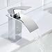 Produktbild Wasserhahn Bad Wasserfall Einhebel Waschtischarmatur - Cecipa Wascharmatur Bad aus Edelstahl - Mischbatterie Waschbecken Armatur Wasserfall - Ares H102C (Kurz)