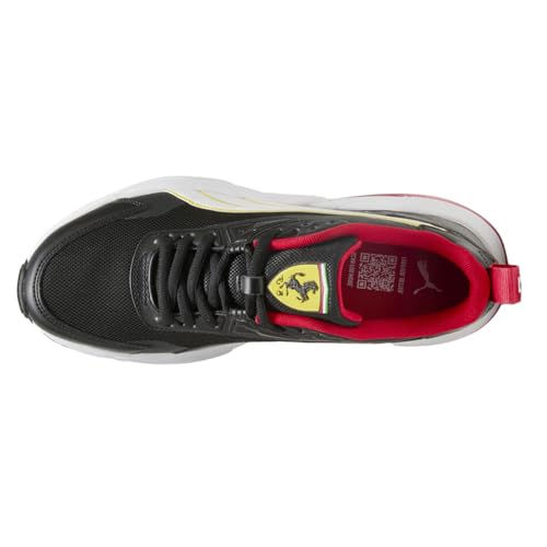 PUMA Mens Scuderia Ferrari Vis2k Lace Up Sneakers Shoes Casual - Black4
