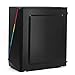 immagine 5DeepGaming DeepAbyss Case Gaming PC ATX/Micro ATX con 16 modalità di illuminazione RGB, finestra laterale in vetro temperato, supporto fino a 6 ventole