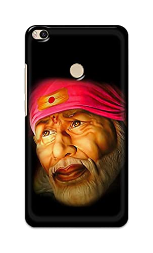 Image of PRINTFIDAA Sai Baba Lord Shiridi Great God Hinduism Religious Hard Back Cover for Mi Max 2 (6.44 inch) Back Cover -(P6) KAT1002