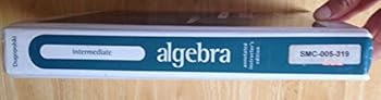 Hardcover Annotated Instructors Edition Intermediate Algebra Book