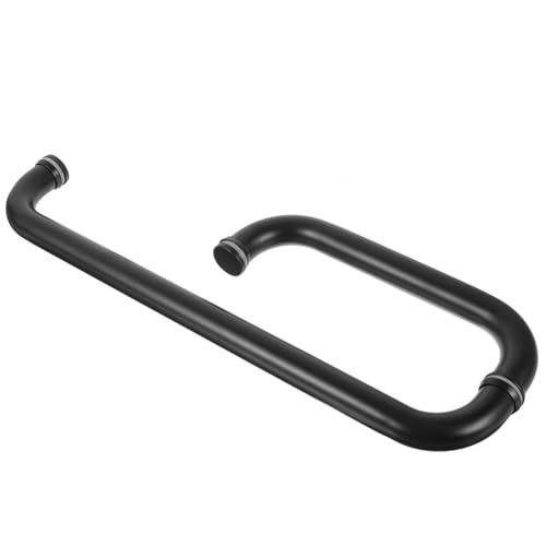 Beaupretty Manija de Puerta de Ducha Inoxidable Reemplazo para Vidrio Duradero y Cómodo Instalación y Agarre Ergonómico