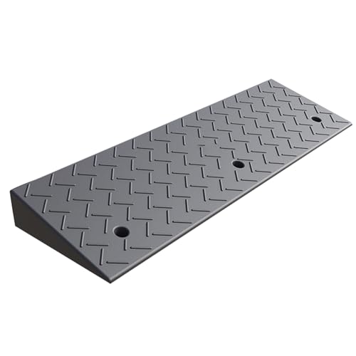 Curb Ramp, Portable Light Heavy Duty Threshold Ramp, Easy Up and Down The Slope, Suitable for Scooters, Bicycles, Motorcycles, Wheelchairs (100 x 25 x 4 cm) miniatura 1