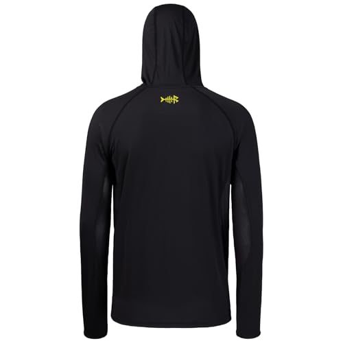 Image of BASSDASH UPF 50+ Men's Long Sleeve Fishing Shirt with Mask UV Neck Gaiter Hoodie