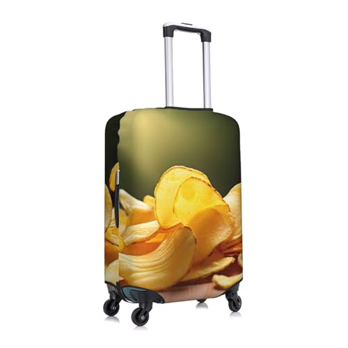 Travel Luggage Cover Anti-Scratch Suitcase Cover Protector Elastic Thicken Luggage Protector Washable Baggage Covers Potato Chips Suitcase Sleeve Fit 18-32 Inch Luggage Small3