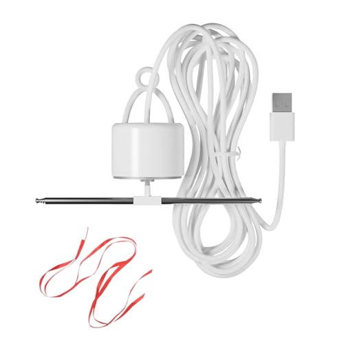 Elnwnnkc Ventilador De Techo Retráctil USB Silencioso con Cable Prevención Moscas Cocina Pequeña Colgante para Mercados Carne Mostradores Alimentos Escritorio Ajustable con Gancho