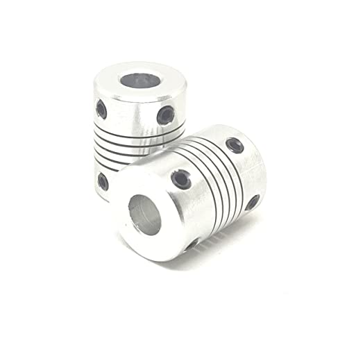 Image of INVENTO 2Pcs 6x10mm Motor Jaw Shaft Coupler Aluminum 6mm to 10mm Flexible Coupling for DC Motor Stepper Motor DIY