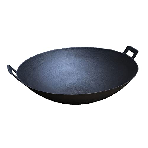 Olla de Hierro Fundido Wok Tradicional 40cm