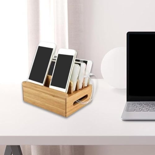 Boîte de rangement câbles et station multi appareils pour centraliser les téléphones fixes - 6