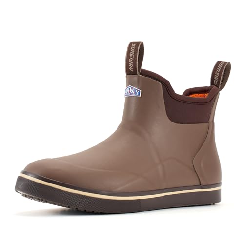 Image of SUREWAY Women's Deck Boots Professional Non-Slip Fishing & Ankle Deck Boot Waterproof Rain Boots