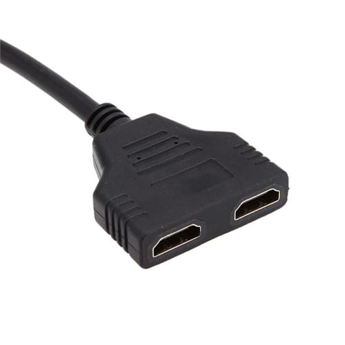 HDMI a Doble HDMI Hembra Divisor Adaptador Extensor miniatura 5