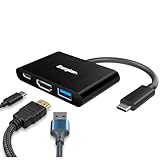 🖱️ CONCEPTION PLUG & PLAY (DRIVERLESS) : Aucune installation de logiciel ou de pilote n'est requise. Branchez simplement le connecteur USB-C 3.1 à votre appareil et commencez à l'utiliser immédiatement. Compatible avec une large gamme d'ordinateurs portables et tablettes modernes.