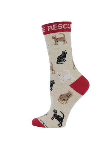 Image of WHD Adopt a Cat Crew Socks for Women & Men | Gift for Cat Lovers, Cute Pet Socks
