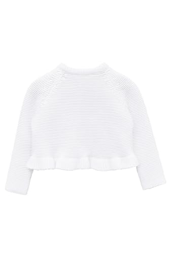 Lilax Baby Girls' Knit Long Sleeve Ruffled Cardigan, Button Closure Bolero Shrug2
