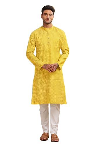 Image of BE ACTIVE Cotton | Traditional and Elegant Look | Indian Kurta for Men | Full Sleeve Kurta