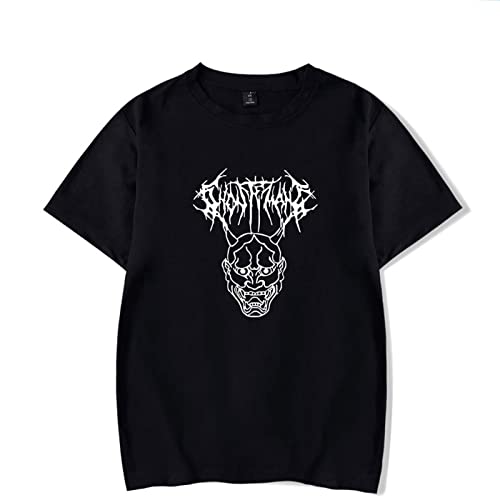 OUHZNUX Ghostemane Singer T-Shirt, lässiger Komfort, Unisex-Kurzarm-Pullover, Top-Sweatshirt für Männer und Frauen (2XS-4XL) Cover