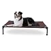 K&H PET PRODUCTS Original Dog Cot, Chocolate/Mesh, Large/30" x 42" x 7"