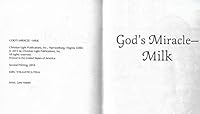 God's Miracle - Milk 0878137599 Book Cover
