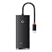Produktbild Baseus HUB Lite Series 4-in-1 Adapter (Type-C to 4xUSB-A 3.0 5Gb/s) Cable 0.25m, Black (WKQX030301)