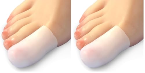 Image of Hoogoo 20 Pack Big Toe Caps and Protectors, Gel Toe Covers, Protect Toe from Rubbing, Ingrown Toenails, Corns, Blisters, Hammer Toes and Other Painful Toe Problems