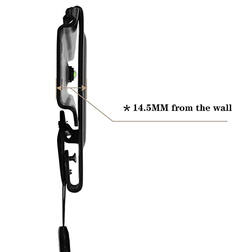 Support mural fixe pour téléviseur à profil bas avec cordon de serrage - 4