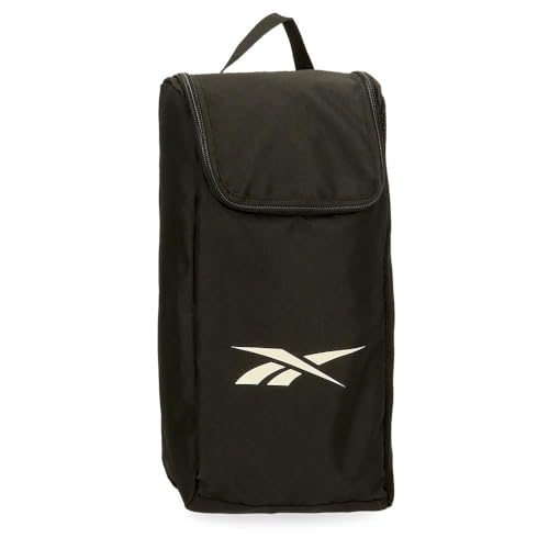 Reebok Malden Zapatillero Negro 18x36x12 cms Poliéster by Joumma Bags