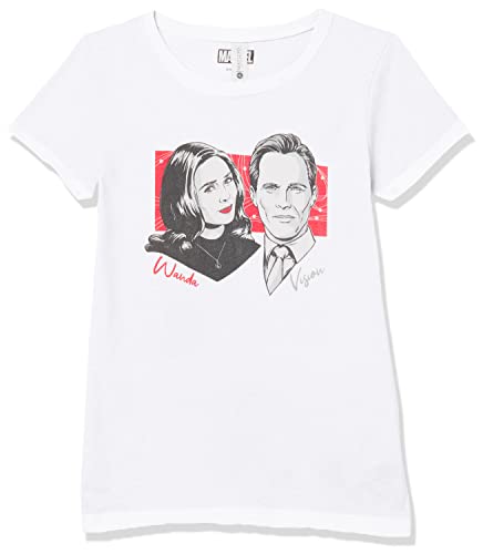 T-shirt WandaVision Marvel blanc taille XS vêtement graphique fille