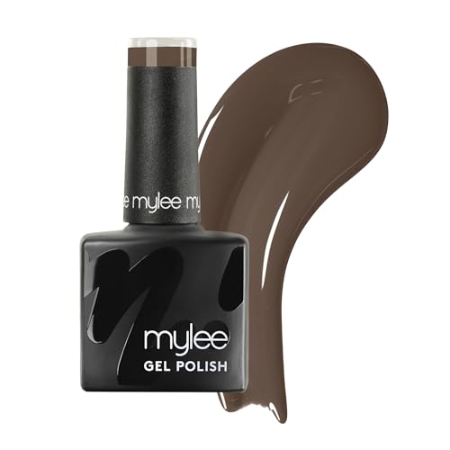 Mylee Esmalte de Uñas Gel Semipermanente 8ml [Choco-Latte] - Manicura y Pedicura UV/LED, Uso Profesional y Doméstico, Larga Duración, Fácil de Aplicar [Autumn/Winter Range] Vegan & Cruelty Free