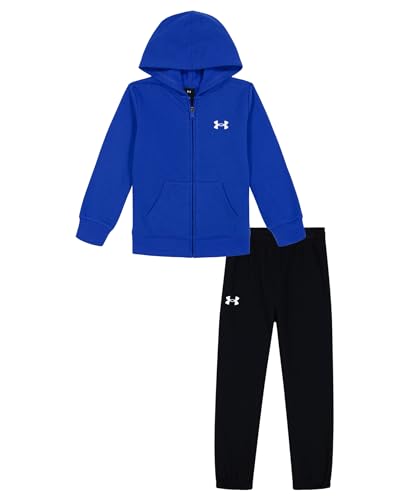 Under Armour boys Long Sleeve Logo Hoodie & Joggers Set, Baby & Toddler