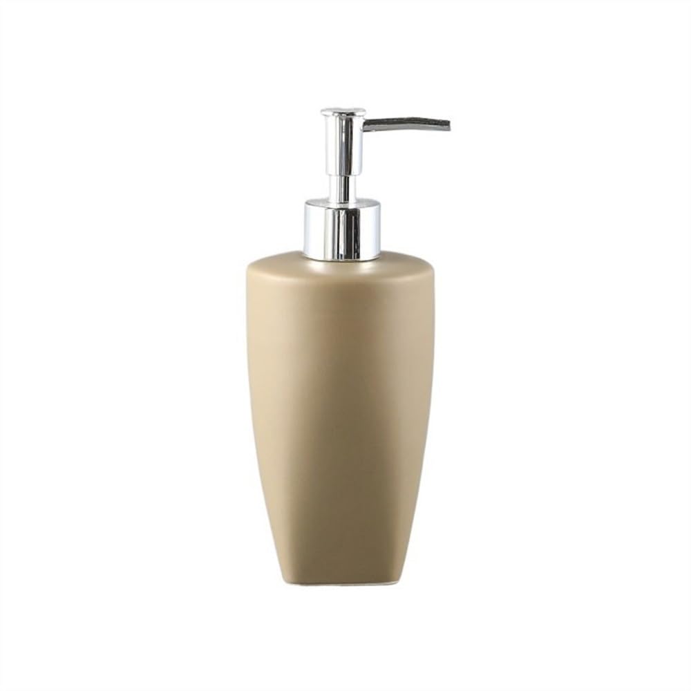 Kw3ns8bp5r Bruin Home 460Ml Push Lotion Bottlehigh-Color Shampoo Shower Gel Dispenser Bottleceramic Large-Capacity Bottle Shower Dispensers(Bruin)