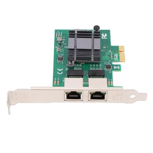 Gigabit Ethernet Network Adapter Card, Dual Port PCI Express Network Card con modo de ahorro de energía y sincronización precisa de tiempo, para máquinas de control de servidores