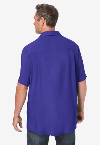 KingSize Men's Big & Tall Solid Camp Shirt2
