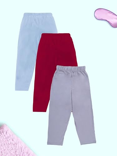 Image of KiddoPanti Boys Solid Pyjama Pant | 100% Soft Cotton Single Jersey | Comfortable Fit with Elastic Waistband & Single Front Pocket | Kids Track Pant